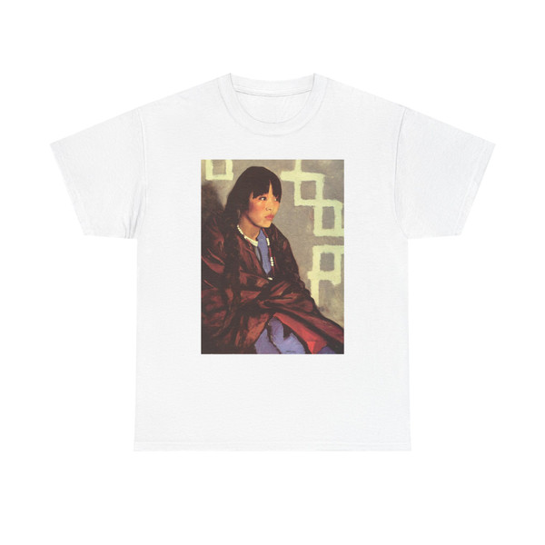 Robert Henri - Indian Girl of San Ildefonso (Native Americans in Art) T-Shirt