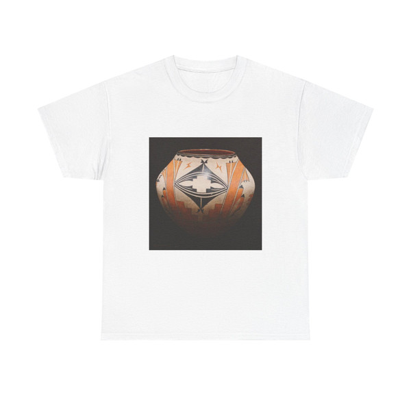 Rock Newcomb - Zia Jar With Geometric Shapes (Native Americans in Art) T-Shirt