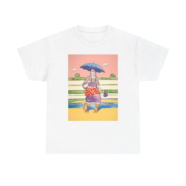 TCCannon Waiting for the Bus (Anadarko Princess) (Native Americans in Art) T-Shirt