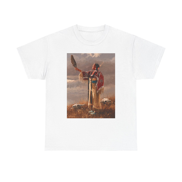 Ray Swanson Prayer For Their Vanishing Herds (Native Americans in Art) T-Shirt