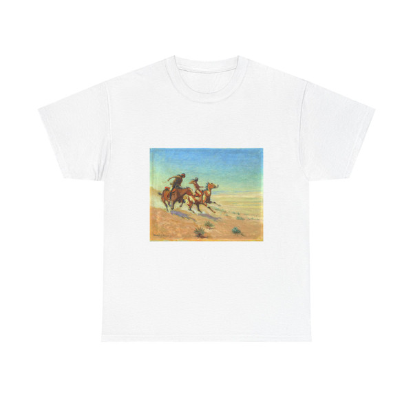 Lone Wolf Starting on a Wild (Native Americans in Art) T-Shirt