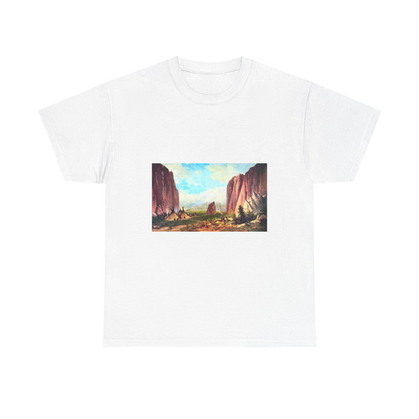 Thomas Hill - Garden Of The Gods (Native Americans in Art) T-Shirt