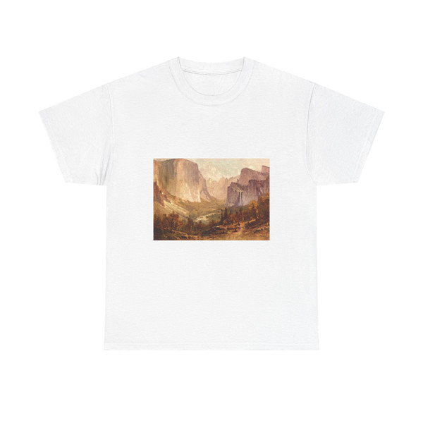 Thomas Hill - Yosemite Valley (Private collection) (Native Americans in Art) T-Shirt