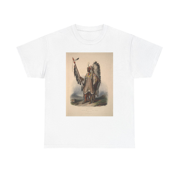 Karl Bodmer - A Mandan chief (Native Americans in Art) T-Shirt