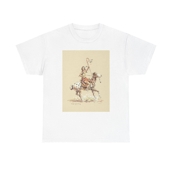 Olaf Wieghorst The Challengee. Navajo Rider (Native Americans in Art) T-Shirt
