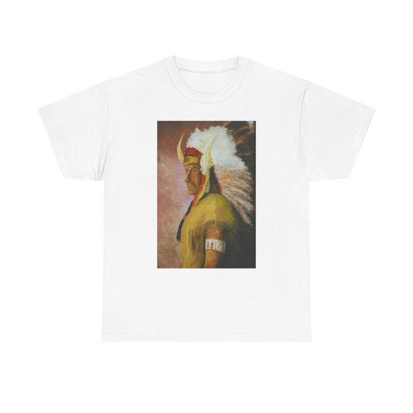 Ken Smith - Chief Stone Face (Native Americans in Art) T-Shirt