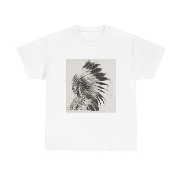 Paul Calle - Sioux Indian Chief (Native Americans in Art) T-Shirt
