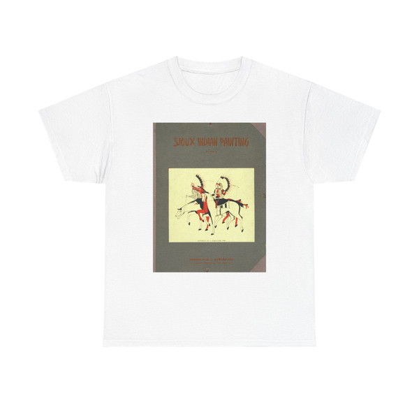 Kills Two (Nupa Kte) Sioux Warriors on Horseback (Native Americans in Art) T-Shirt