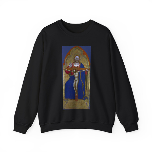 CIONE, Jacopo di - The Trinity - Central Pinnacle Panel (Artwork) Crewneck Sweatshirt