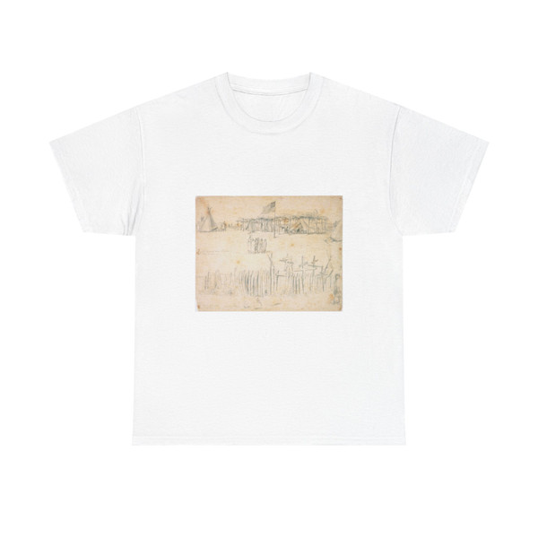 Frank B. Mayer - Camp and Graveyard, Traverse des Sioux (Native Americans in Art) T-Shirt