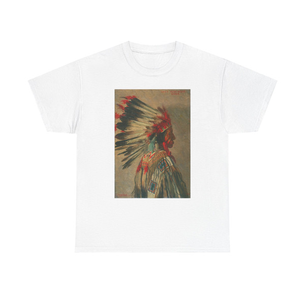 E. A. Burbank - Portrait of Chief Blue Horse, Sioux, 1899 (Native Americans in Art) T-Shirt