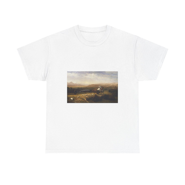 Albert Bierstadt - The Last of the Buffalo, circa 1888 (Native Americans in Art) T-Shirt