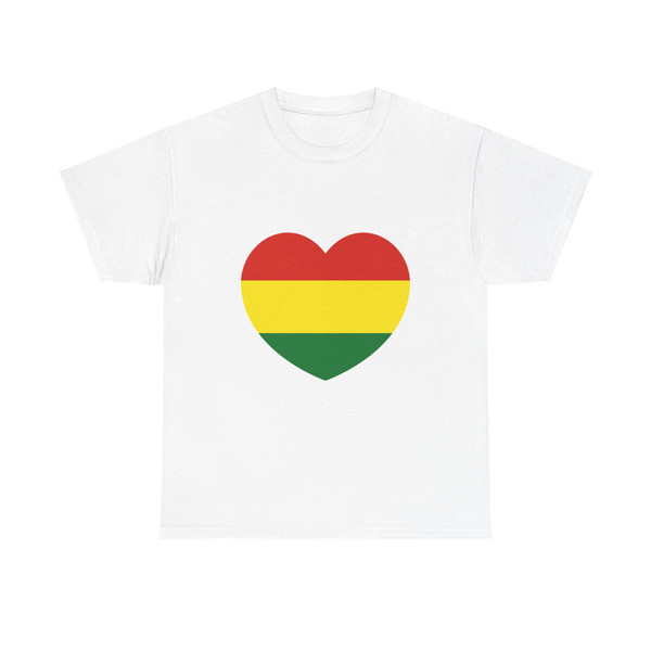 Heart Flag of Bolivia - T-Shirt