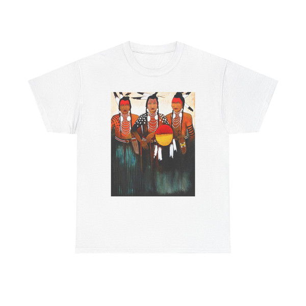 Red Star, Kevin - Old Bull, Big Thunder, Little Man (Native Americans in Art) T-Shirt
