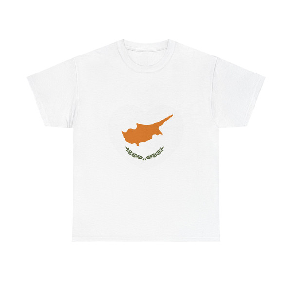 Heart Flag of Cyprus - T-Shirt