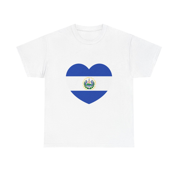 Heart Flag of El Salvador - T-Shirt