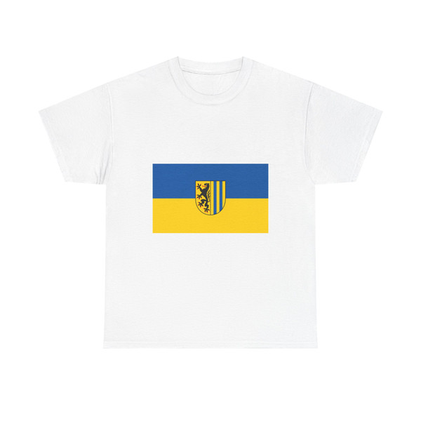 Flag of Leipzig 2 Germany - T-Shirt