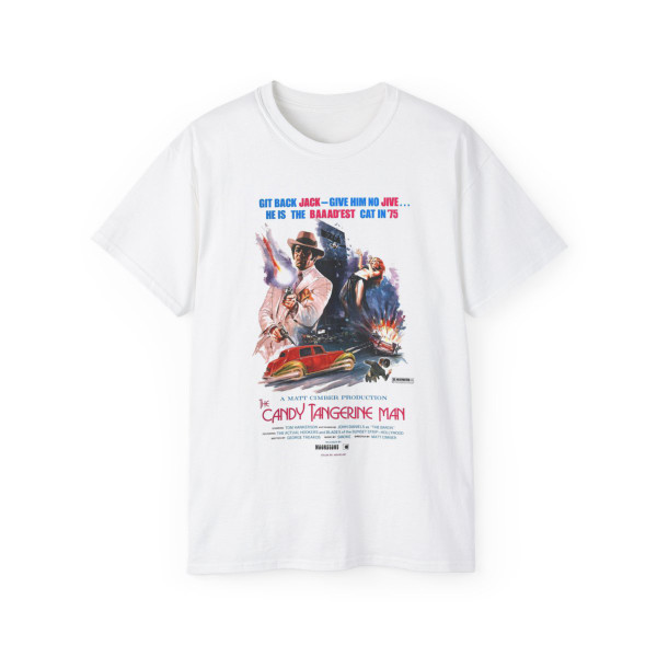 THE CANDY TANGERINE MAN 1975 Movie Poster - T-Shirt