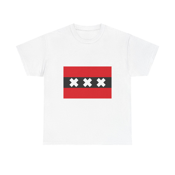 Flag of the national capital Amsterdam Netherlands - T-Shirt