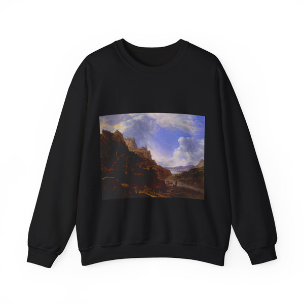SAFTLEVEN, Herman - Rhineland Fantasy View (Artwork) Crewneck Sweatshirt
