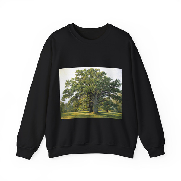 SHISKIN, Ivan Ivanovich - Park Cottage Count Mordvinova 1891 (Artwork) Crewneck Sweatshirt