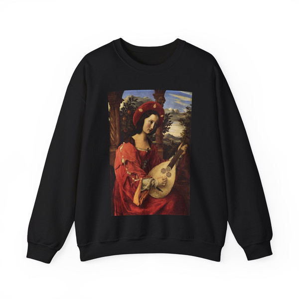 SCHNORR VON CAROLSFELD, Julius - Clara Bianca von Quandt (Artwork) Crewneck Sweatshirt