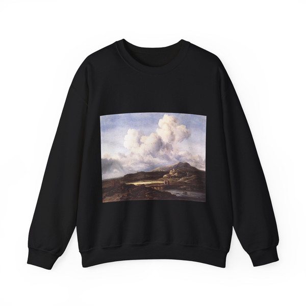 RUISDAEL, Jacob Isaackszon van - The Ray of Sunlight (Artwork) Crewneck Sweatshirt