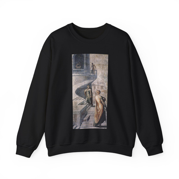 SALVIATI, Cecchino del - Bathsheba Goes to King David (Artwork) Crewneck Sweatshirt