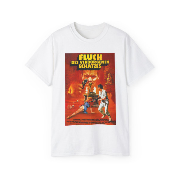 THE HUNTERS OF THE GOLDEN COBRA (GERMAN) 1982 Movie Poster - T-Shirt