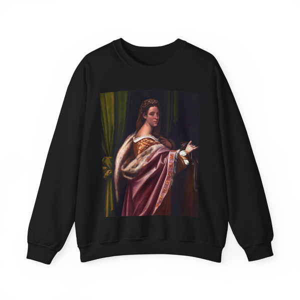 SEBASTIANO DEL PIOMBO - Portrait of a Lady (Artwork) Crewneck Sweatshirt