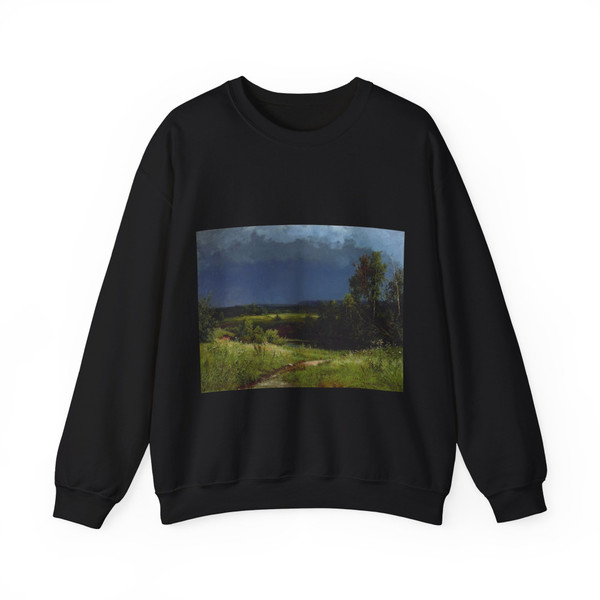 SHISKIN, Ivan Ivanovich - Before the storm 1884 (Artwork) Crewneck Sweatshirt