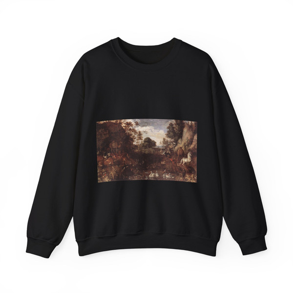 SAVERY, Roelandt - The Garden of Eden (Artwork) Crewneck Sweatshirt