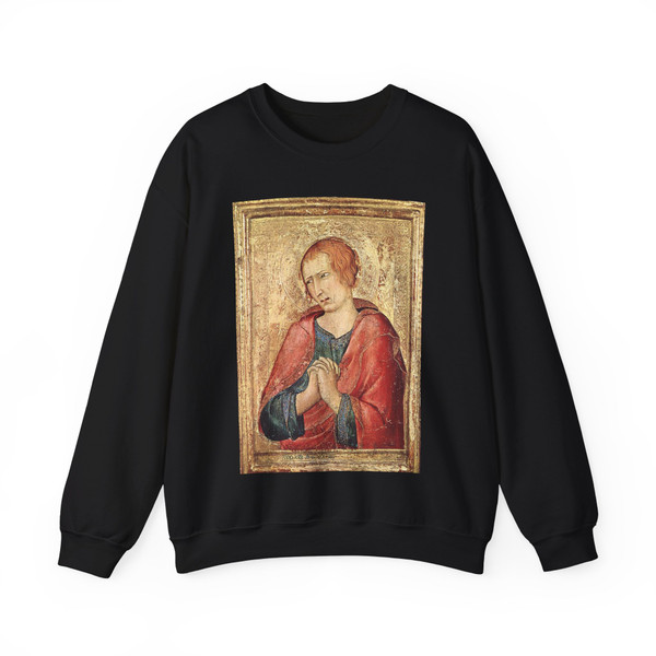 SIMONE MARTINI - St John the Evangelist (Artwork) Crewneck Sweatshirt