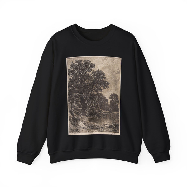SHISKIN, Ivan Ivanovich - oak. 1886 (Artwork) Crewneck Sweatshirt