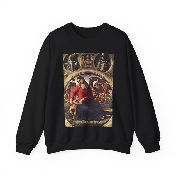 SIGNORELLI, Luca - Madonna and Child (Artwork) Crewneck Sweatshirt