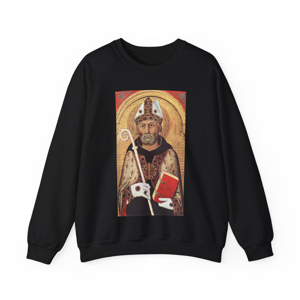 SIMONE MARTINI - Polyptych (detail)2 (Artwork) Crewneck Sweatshirt