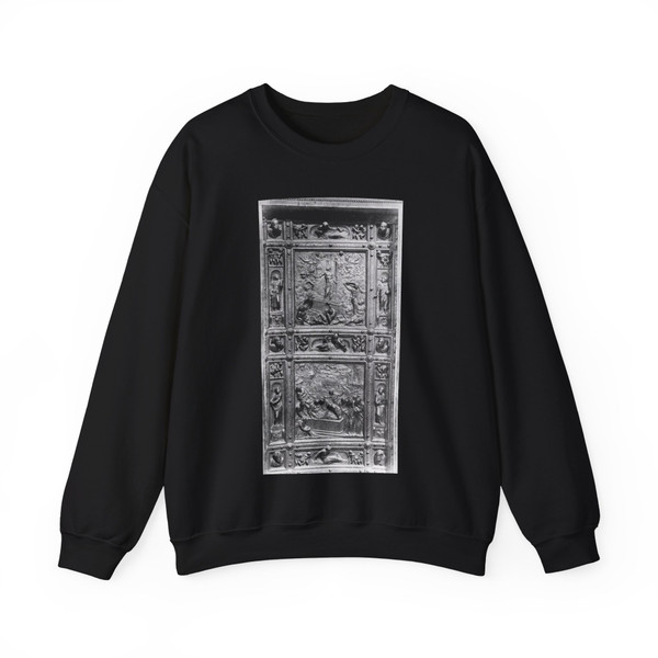 SANSOVINO, Jacopo - Sacristy Door (Artwork) Crewneck Sweatshirt