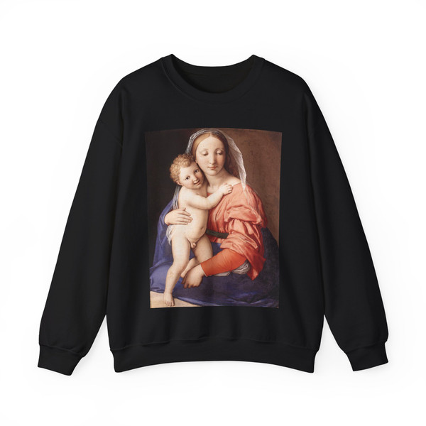 SASSOFERRATO - Madonna and Child (Artwork) Crewneck Sweatshirt