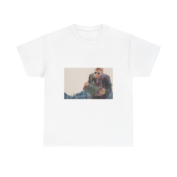 The Beggar on the Dublin Bridge, Saturday Evening Post story illustration - T-Shirt