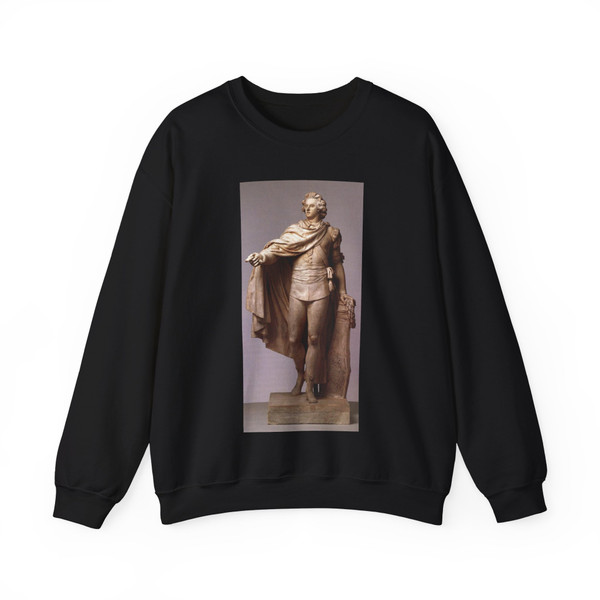 SERGEL, Johan Tobias - King Gustavus III of Sweden (Artwork) Crewneck Sweatshirt