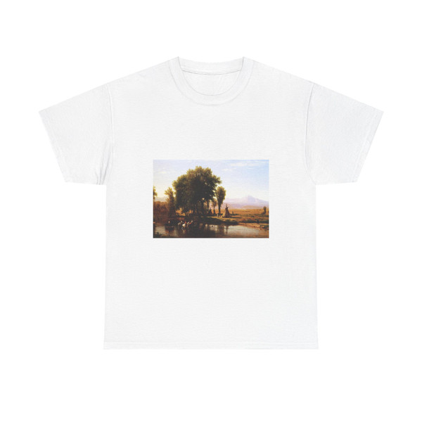 Worthington Whittredge Indian Encampment on the Platte River (Native Americans in Art) T-Shirt