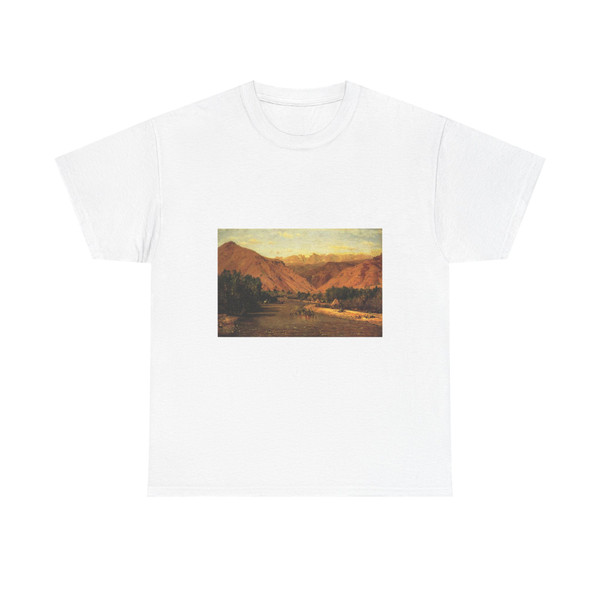 Worthington Whittredge Indian Encampment on the Platte (II) (Native Americans in Art) T-Shirt