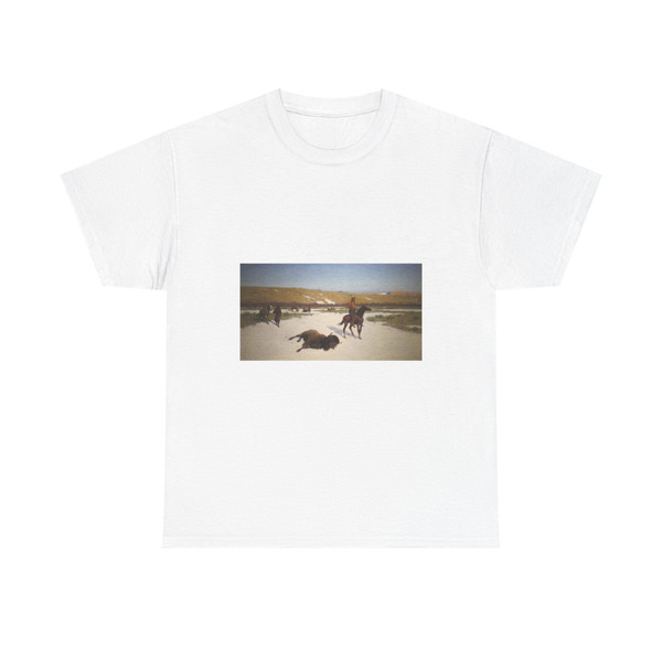 Henry Farny - The Last of the Herd (1906) (Native Americans in Art) T-Shirt