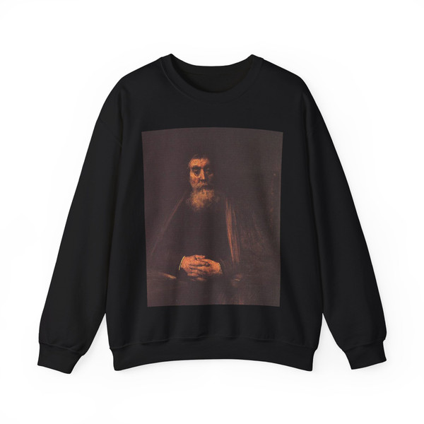 REMBRANDT Harmenszoon van RIJN - Portrait of an Old Man (Artwork) Crewneck Sweatshirt