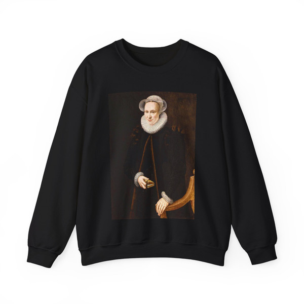 KEY, Adriaen Thomasz - Portrait of a Lady (Artwork) Crewneck Sweatshirt