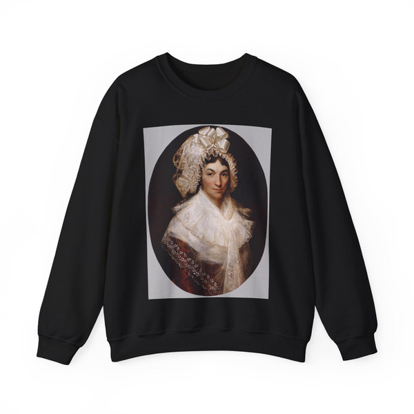 KINSOEN, Francois-Joseph - Portrait of Jeanne Bauwens-van Peteghem (Artwork) Crewneck Sweatshirt