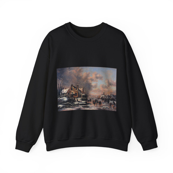 MOLENAER, Klaes - Winter Landscape (Artwork) Crewneck Sweatshirt