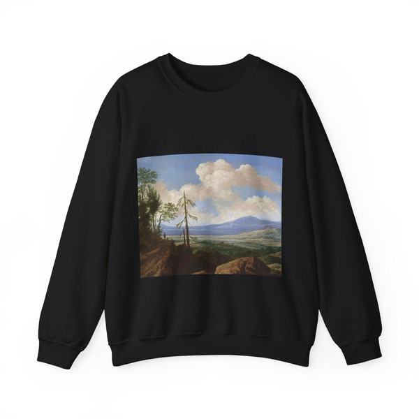 MOLYN, Pieter de - Panoramic Hilly Landscape (Artwork) Crewneck Sweatshirt