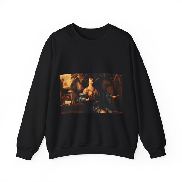 LA HIRE, Laurent de - Astronomy (Artwork) Crewneck Sweatshirt