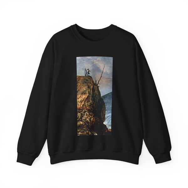 MOMPER, Joos de - Landscape with the Temptation of Christ (detail)2 (Artwork) Crewneck Sweatshirt